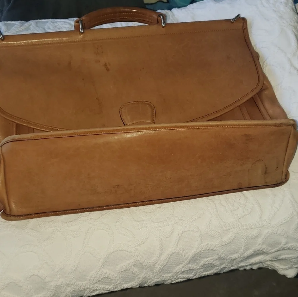 Vintage Coach Leather Briefcase